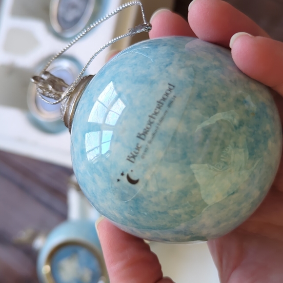 BRADFORD EDITIONS I NWT 6 "Spirit of the Wilderness" Ceramic Wolf Ornaments - Picture 10 of 14